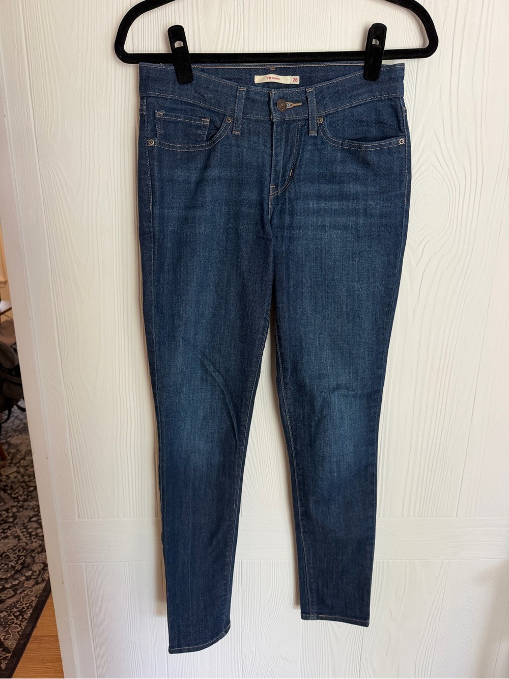 Levi's Women's 711 Skinny Jeans - Dark Blue Wash